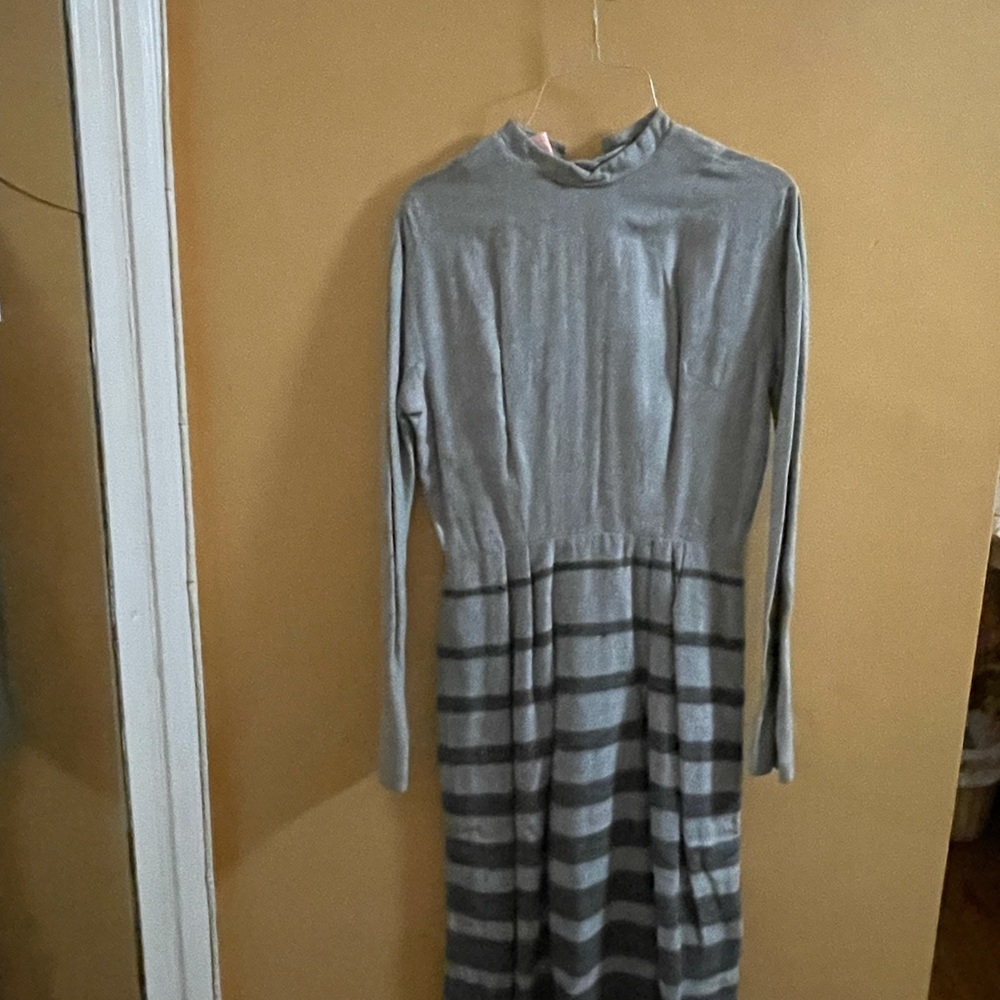 Vintage mid calf cashmere dress